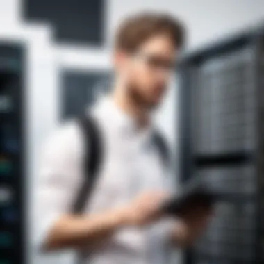 Troubleshooting GitHub Server Hosting Troubleshooting tips for GitHub server hosting depicted graphically