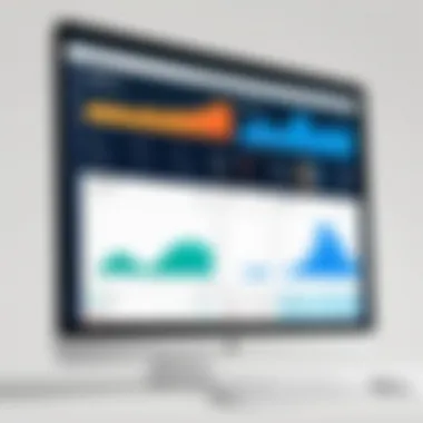 An illustration of billing software dashboard used in healthcare facilities.