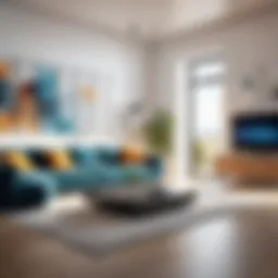 A visual representation of interconnected devices in a smart home environment