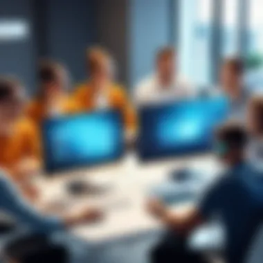 Fostering Positive Group Culture Conceptual image of a positive group culture in tech