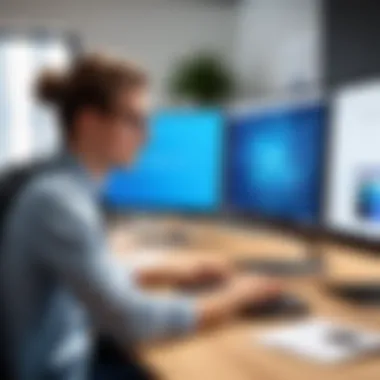 Gaining Practical Experience through Internships A student participating in an internship at a design firm.