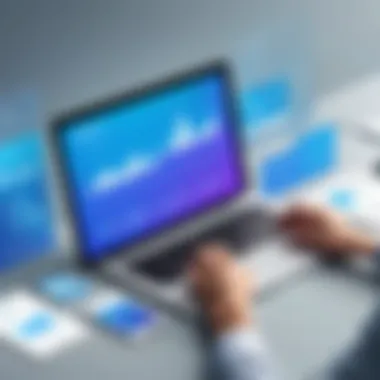 Infographic showcasing market trends in SaaS industry