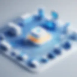 Conceptual representation of SaaS technology architecture