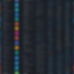 Illustration of different programming languages and their unique syntax