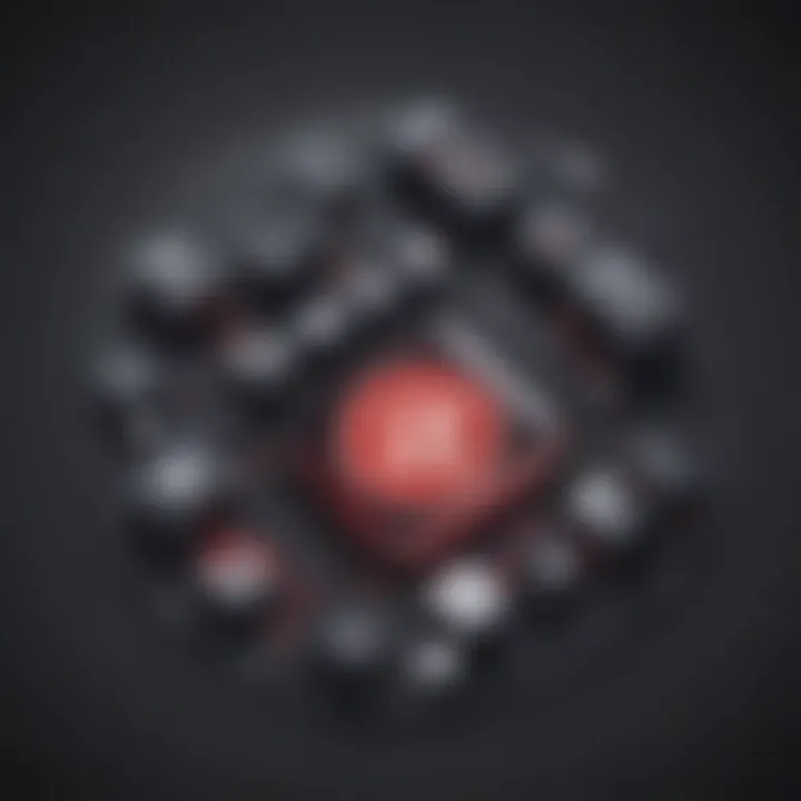 Illustration demonstrating a phone with a red 'stop' sign to block spam calls