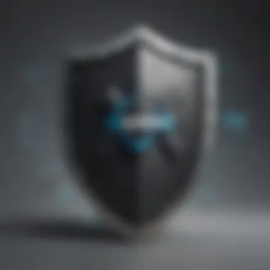 The Shield Against Spam Calls Illustration portraying a shield warding off spam calls