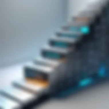 Career Advancement in Tech Career ladder symbolizing growth in the tech industry